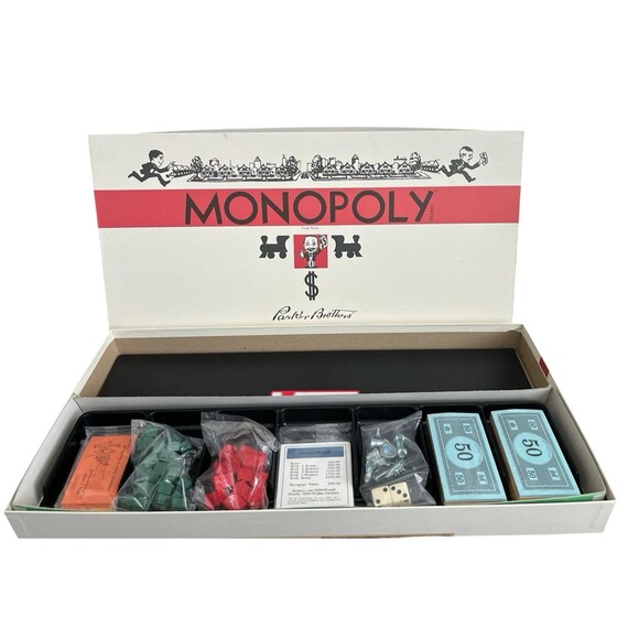 2006 Monopoly Reproduction 1935 First Edition Board Game Hasbro Unsealed - Picture 3 of 6